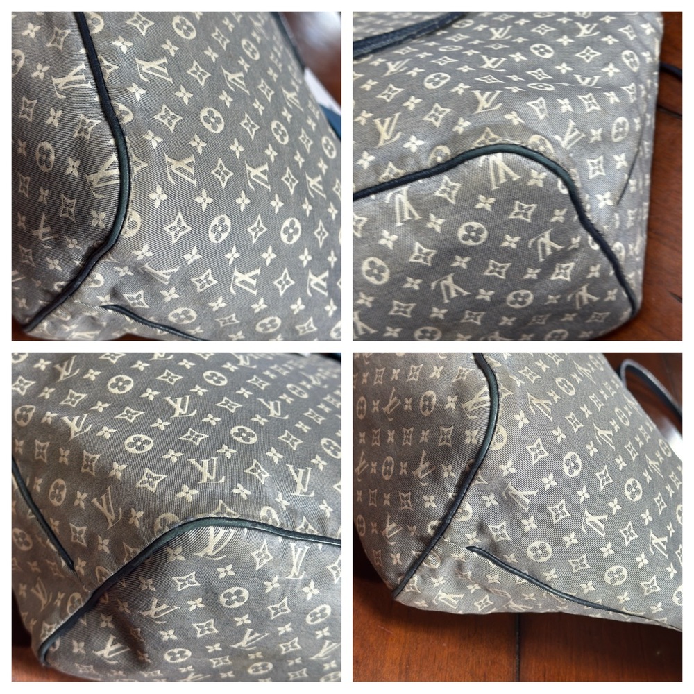 AUTHENTIC Louis Vuitton Monogram Idylle Neverfull MM Encre. - Picture 9 of 17